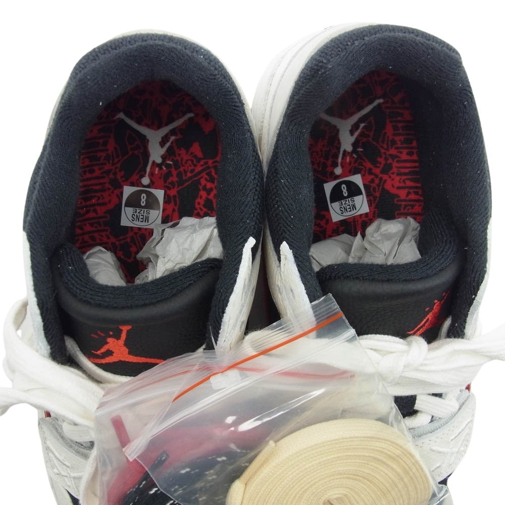 NIKE ナイキ FZ8117-101 ×Travis Scott Jordan Jumpman Jack TR University Red イキ ジョーダン ジャンプマンジャック スニーカー ブラック系 ホワイト系 26cm【新古品】【未使用】【中古】