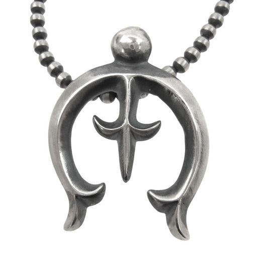 ナバホ族 HarrisonBitsue ハリソンビソイ ナジャ ネックレス シルバー系【中古】