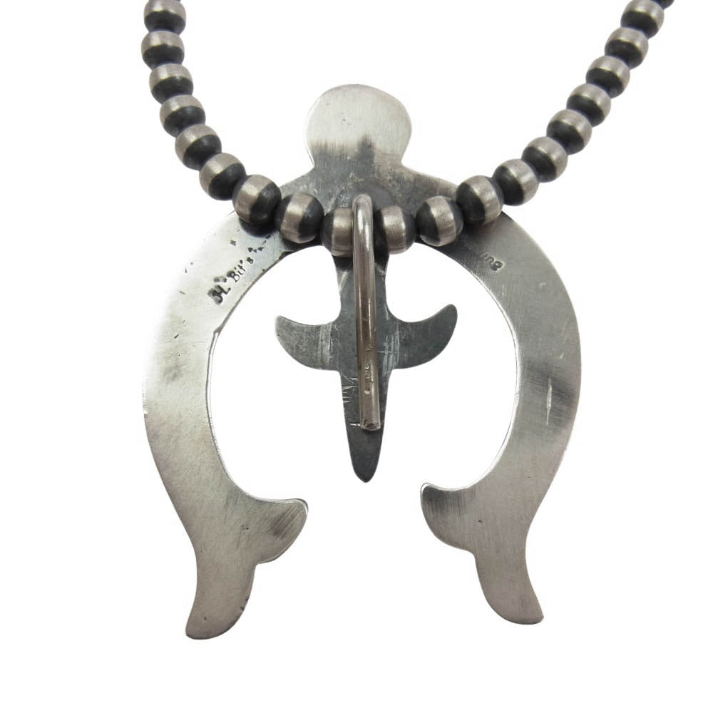 ナバホ族 HarrisonBitsue ハリソンビソイ ナジャ ネックレス シルバー系【中古】