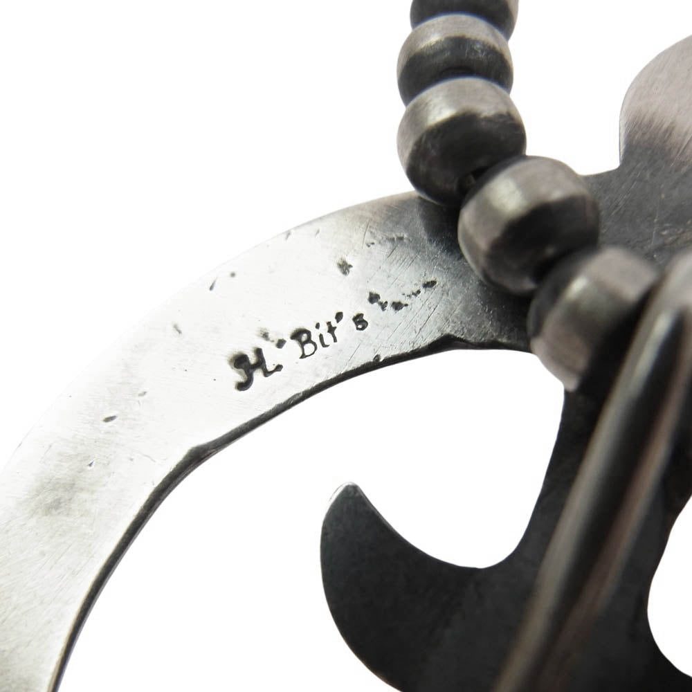 ナバホ族 HarrisonBitsue ハリソンビソイ ナジャ ネックレス シルバー系【中古】