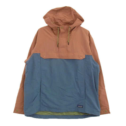 patagonia パタゴニア 24SS 26515 Isthmus Anorak イスマス アノラック パーカー ブルー系 オレンジ系 XL【中古】