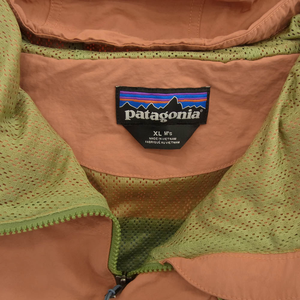 patagonia パタゴニア 24SS 26515 Isthmus Anorak イスマス アノラック パーカー ブルー系 オレンジ系 XL【中古】