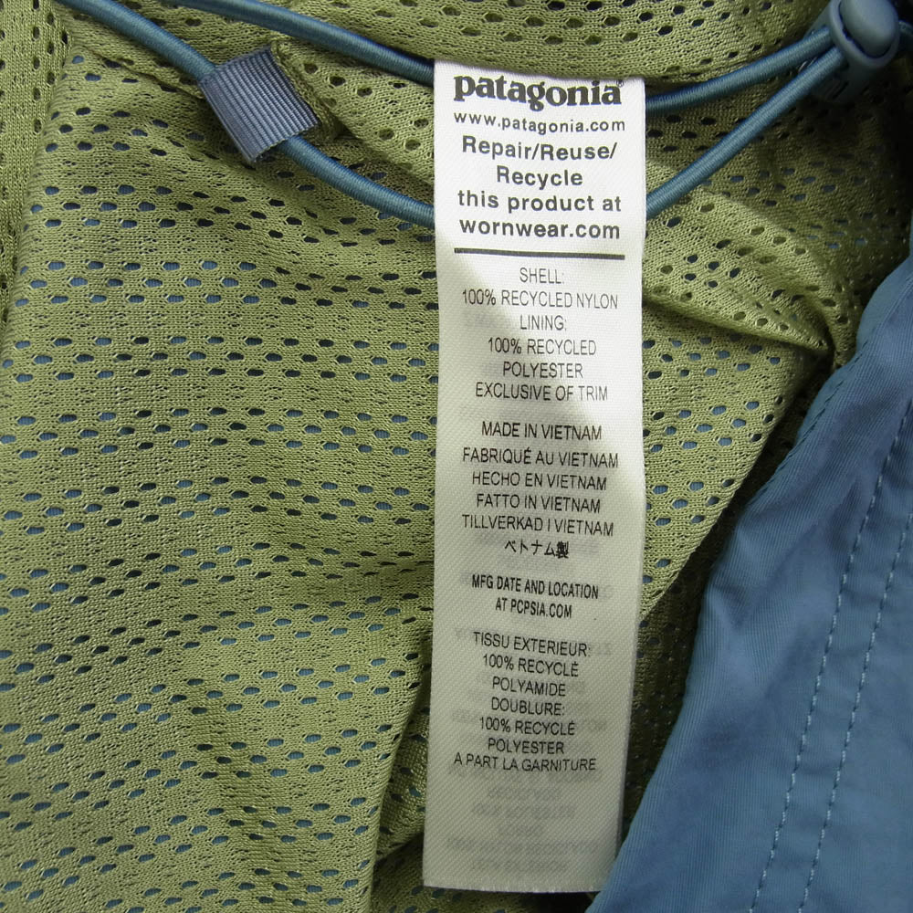 patagonia パタゴニア 24SS 26515 Isthmus Anorak イスマス アノラック パーカー ブルー系 オレンジ系 XL【中古】