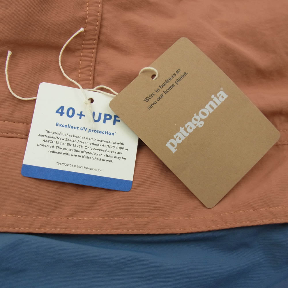 patagonia パタゴニア 24SS 26515 Isthmus Anorak イスマス アノラック パーカー ブルー系 オレンジ系 XL【中古】