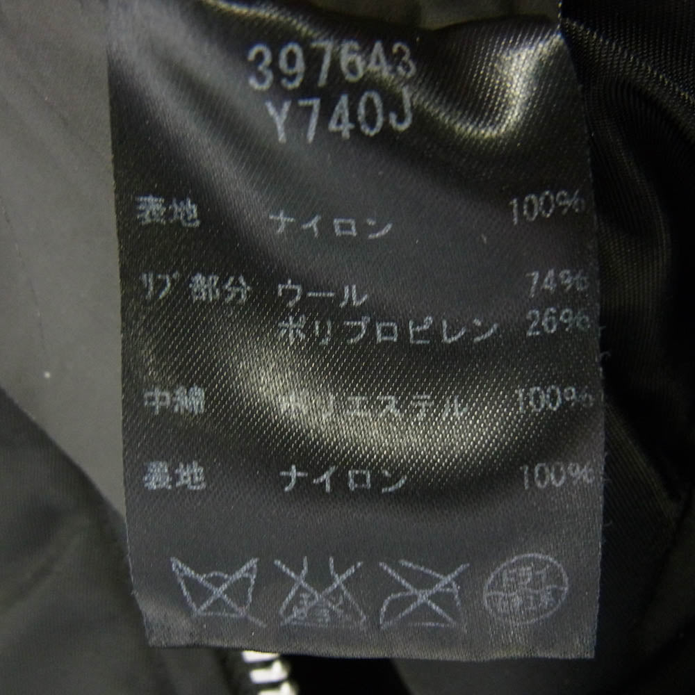 SAINT LAURENT サンローラン 15AW 397643 Y740J エディ期 国内正規品 クラシックボンバー MA1 ブルゾン ジャケット ブラック系 48【中古】