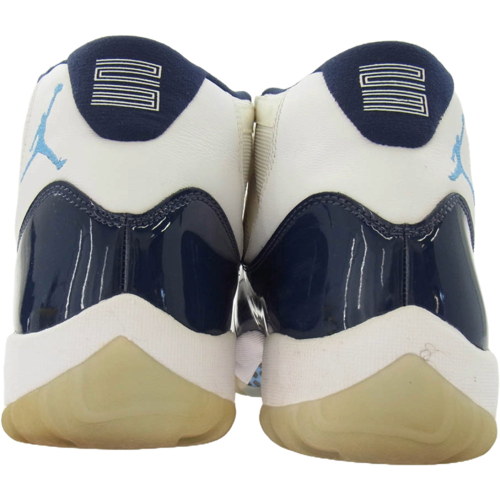 NIKE ナイキ 378037-123 AIRJORDAN 11 RETRO エアジョーダン11 レトロ ハイカット スニーカー ダークネイビー系 ホワイト系 27.5ｃｍ【中古】