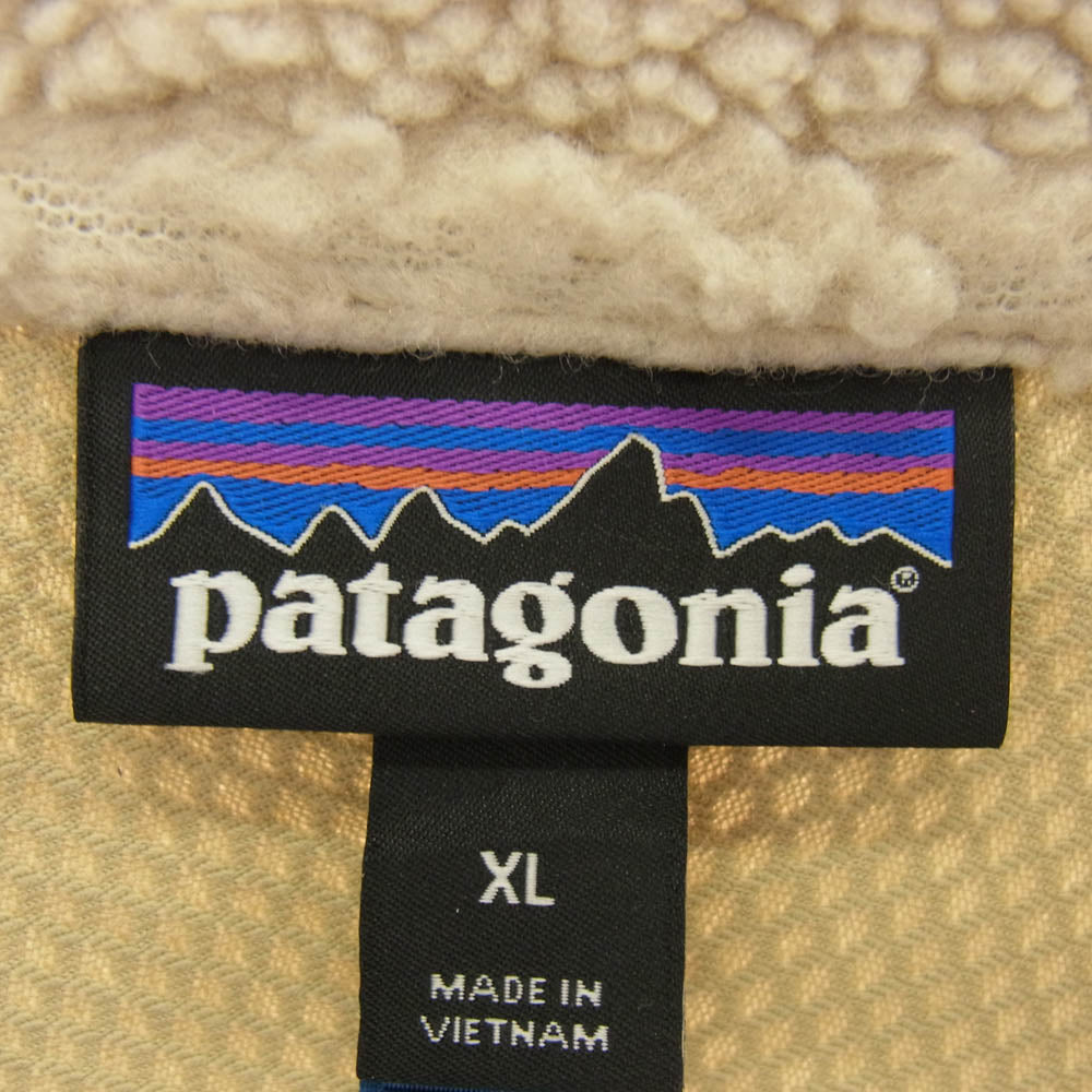 patagonia パタゴニア 18AW 23056 CLASSIC RETRO-X JACKET クラシック レトロX フリース ジャケット ホワイト系 XL【中古】