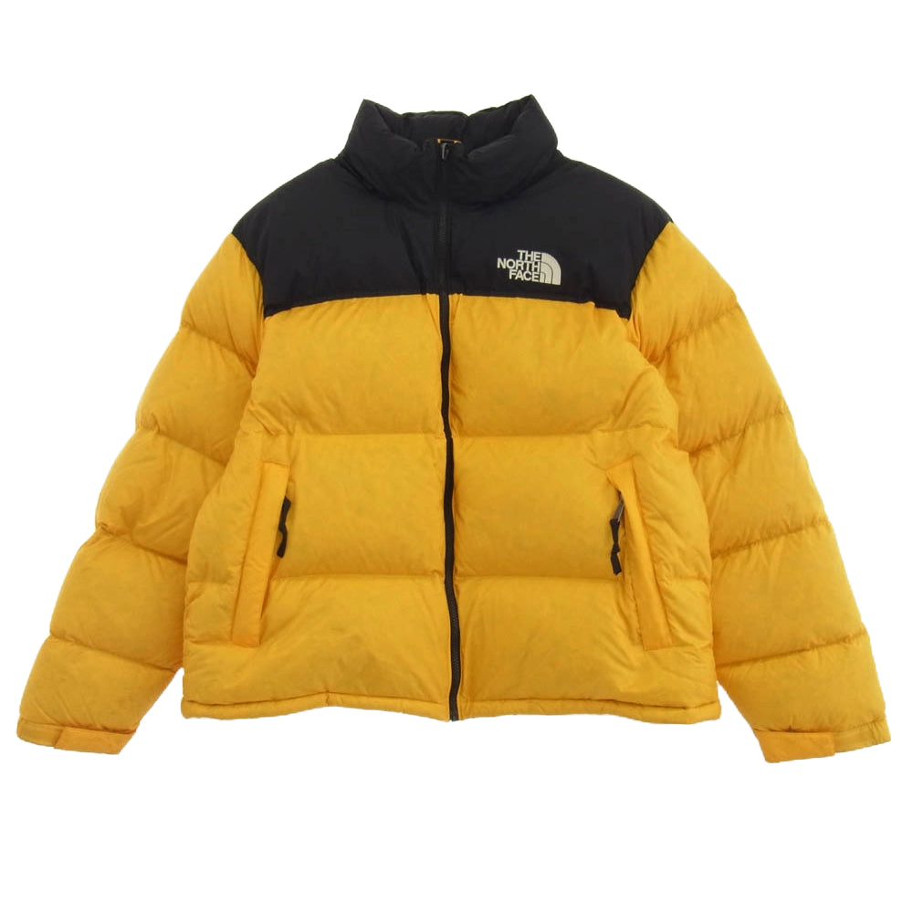 THE NORTH FACE ノースフェイス NF0A3C8D 1996 Retro Nuptse Jacket レトロ ヌプシ ジャケット ブラック系 イエロー系 XL【中古】