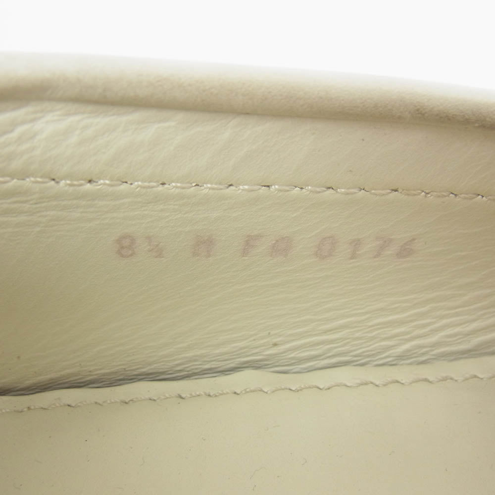 LOUIS VUITTON ルイ・ヴィトン モンテカルロ ドライビング シューズ ローファー ホワイト系 8.5【中古】