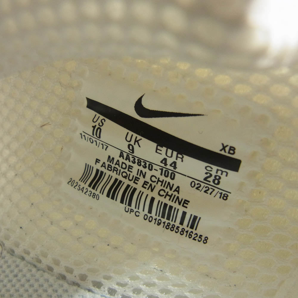 NIKE ナイキ AA3830-100 × Off-White Air Presto オフホワイト エア プレスト ローカット スニーカー ホワイト系 28cm【中古】