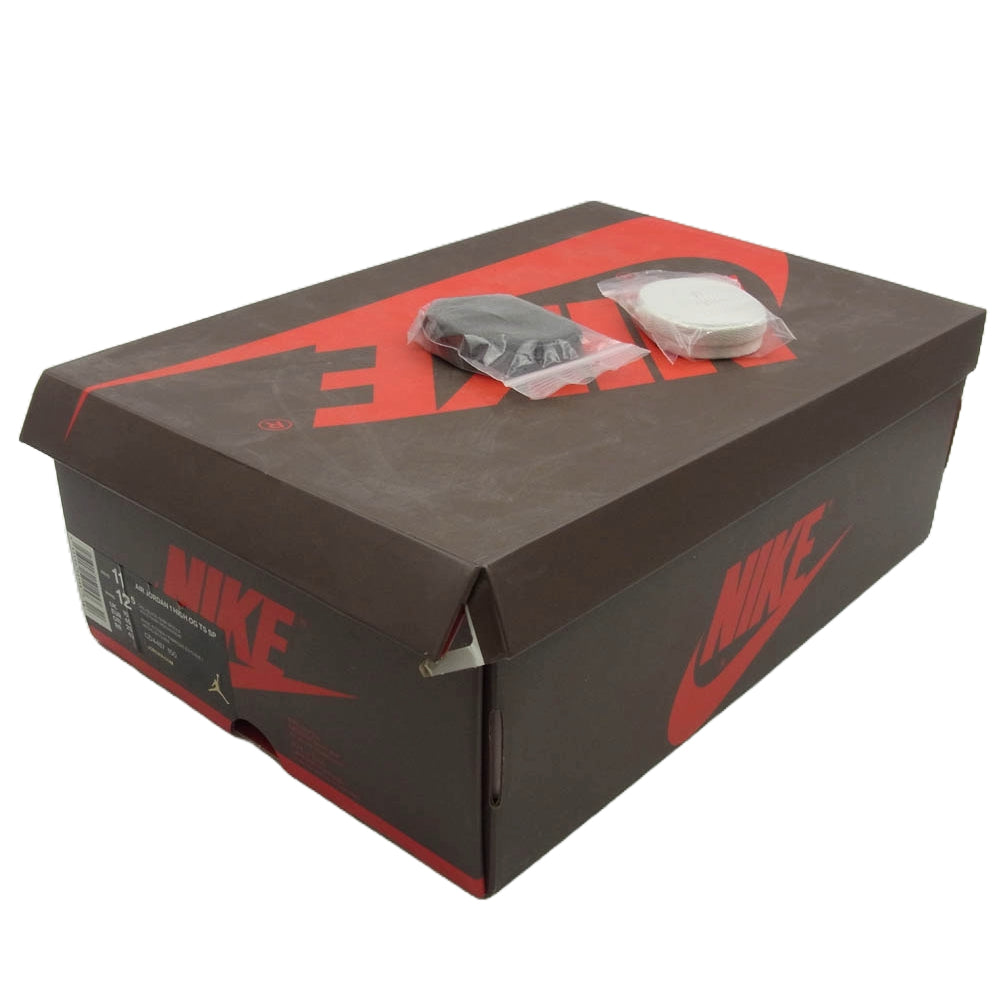 NIKE ナイキ CD4487-100 × Travis Scott  Air Jordan 1 Retro High OG TS SP トラヴィススコット エアジョーダン1 レトロ ハイ ハイカットスニーカー ブラック系 ブラウン系 ホワイト系 29ｃｍ【中古】