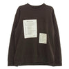 MAISON MARGIELA メゾンマルジェラ 22AW S52GU0171 S25537 ナンバーロゴパッチ クルーネック オーバーサイズ スウェット ブラウン系 S【中古】