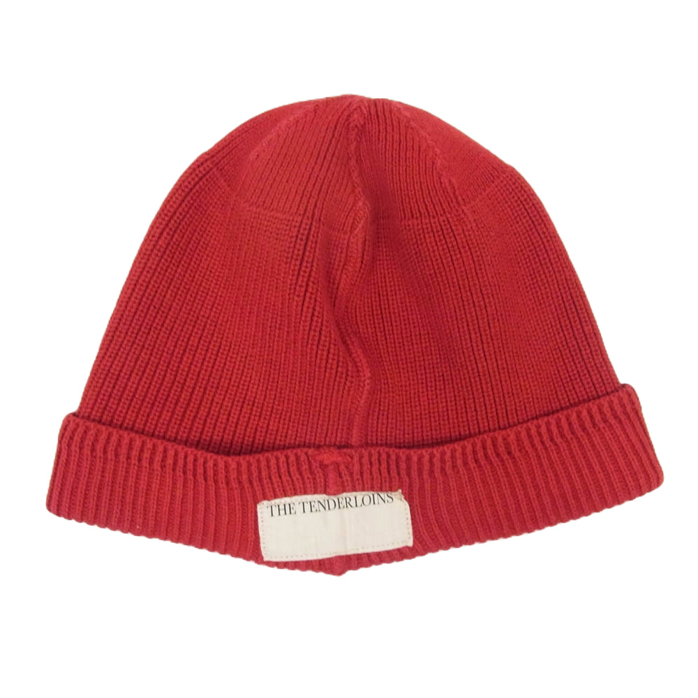 TENDERLOIN テンダーロイン T-BEANIE COTTON ビーニー ニット キャップ レッド レッド系 ONE SIZE【中古】