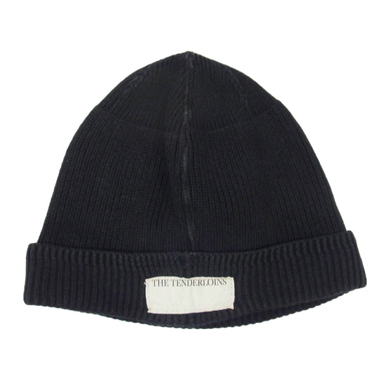 TENDERLOIN テンダーロイン T-BEANIE COTTON ビーニー ニット キャップ ブラック ブラック系 ONE SIZE【中古】