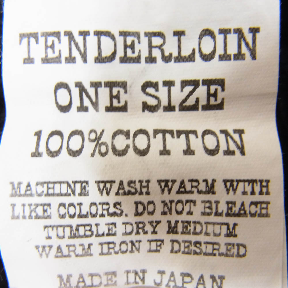 TENDERLOIN テンダーロイン T-BEANIE COTTON ビーニー ニット キャップ ブラック ブラック系 ONE SIZE【中古】