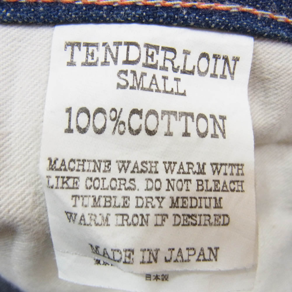 TENDERLOIN テンダーロイン T-PAINTER SHORTS ペインター ショート デニ ムパンツ ボタンフライ インディゴブルー系 S【中古】