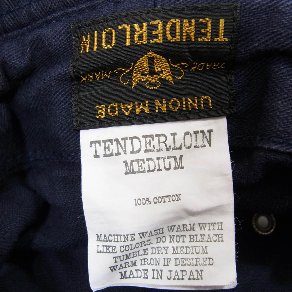 TENDERLOIN テンダーロイン T-JUNGLE HAT ジャングル ハット バケット ハット ネイビー系 M【中古】