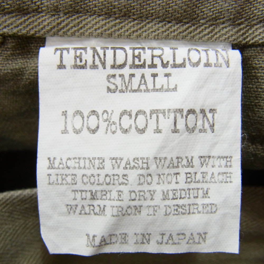 TENDERLOIN テンダーロイン T-ARMY PNT アーミー パンツ ベイカー パンツ カーキ系 S【中古】