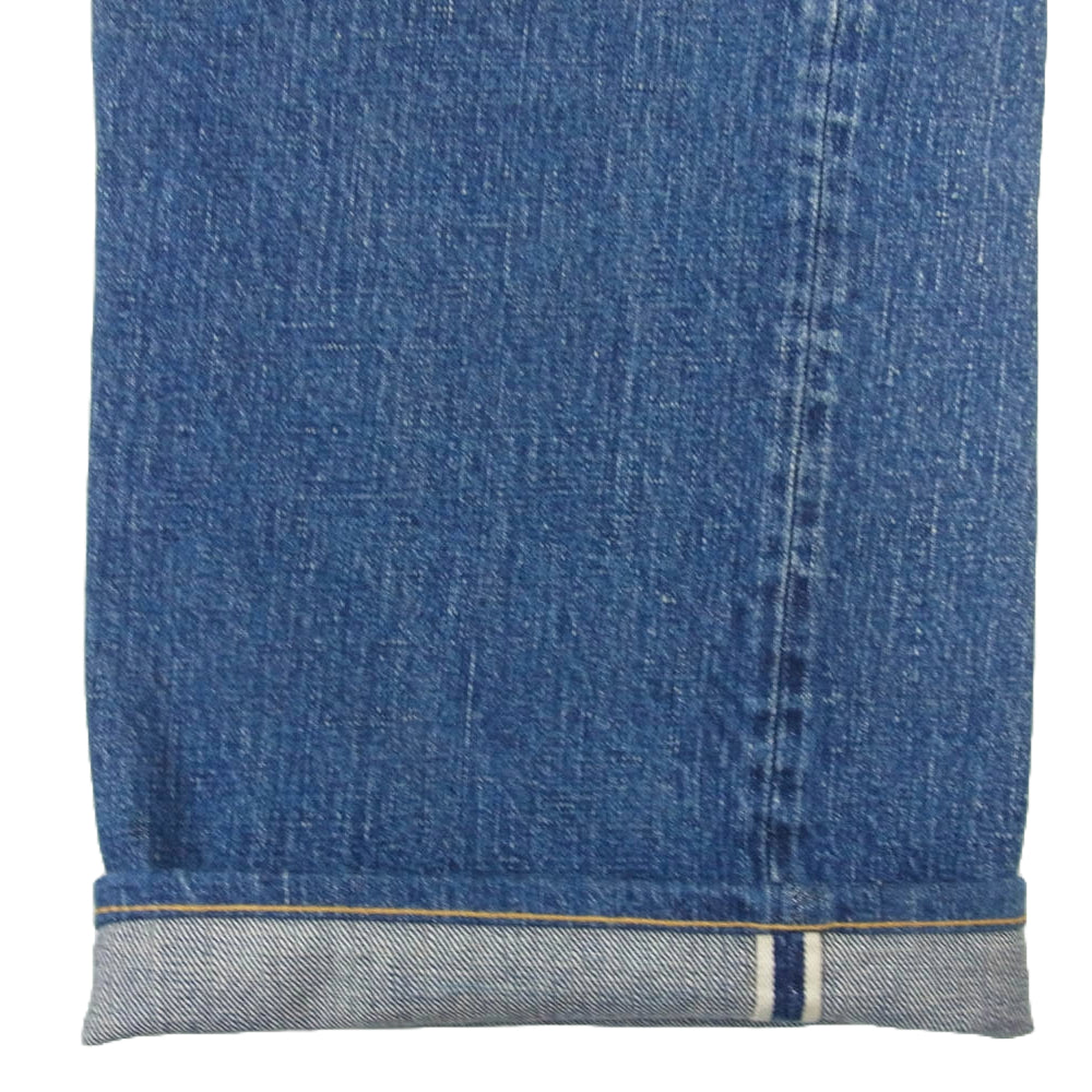 TENDERLOIN テンダーロイン T-RIDERS シンチバック ボタンフライ セルビッチ デニム パンツ インディゴブルー系 32【中古】