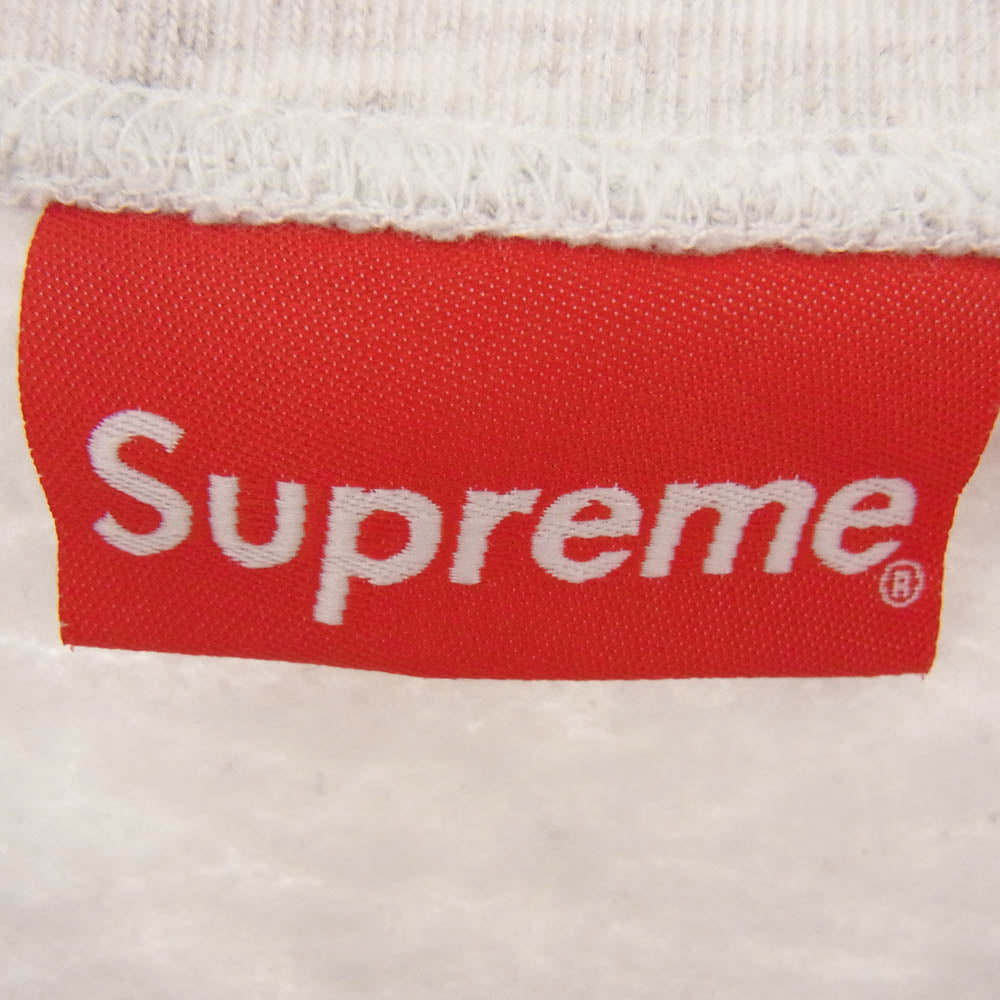 Supreme シュプリーム 23SS Crest Crewneck クレスト クルーネック スウェット グレー系 M【中古】