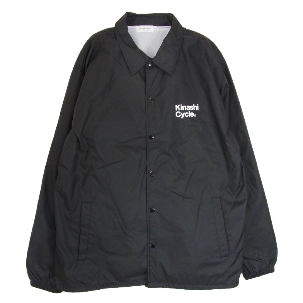 木梨サイクル コーチ ジャケット ブルゾン ブラック系 XL【美品】【中古】