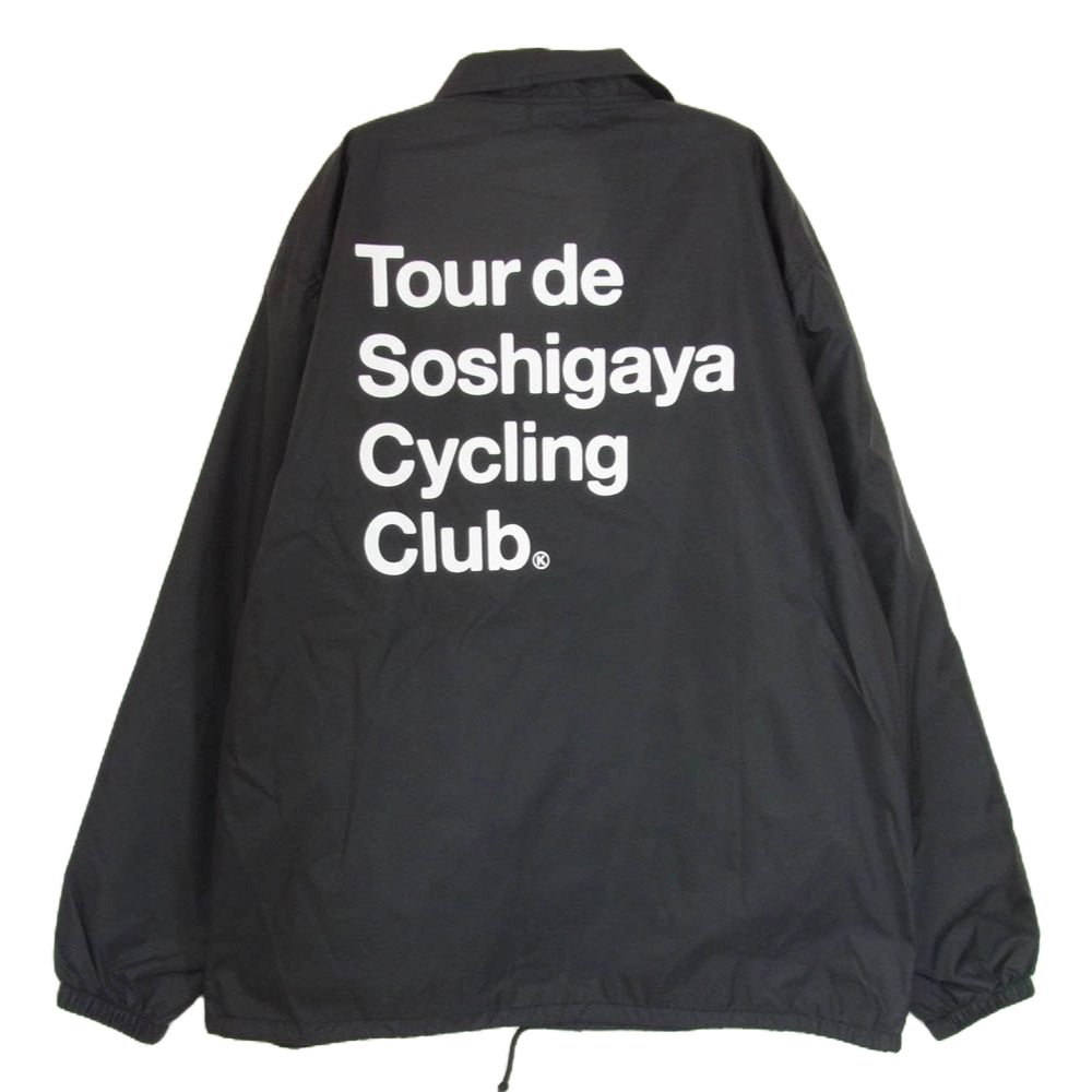 木梨サイクル コーチ ジャケット ブルゾン ブラック系 XL【美品】【中古】
