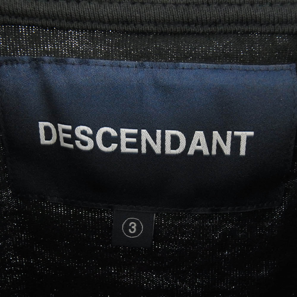 DESCENDANT ディセンダント 24SS 241ATDS-STM01S GLM SS プリント 半袖 Tシャツ ブラック系 3【新古品】【未使用】【中古】