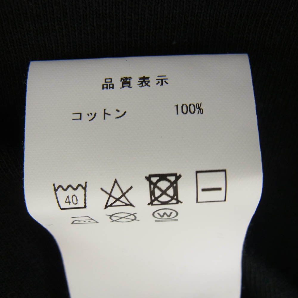 DESCENDANT ディセンダント 24SS 241ATDS-STM01S GLM SS プリント 半袖 Tシャツ ブラック系 3【新古品】【未使用】【中古】