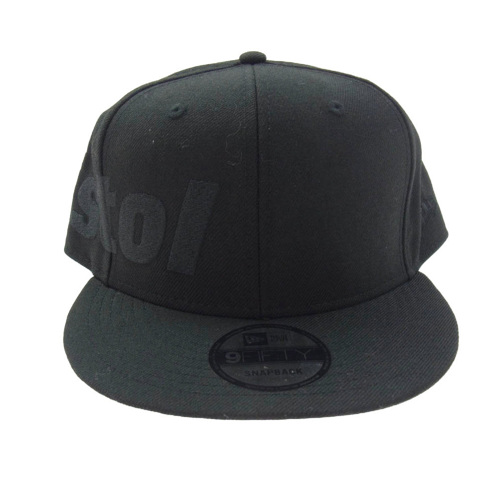 F.C.R.B. エフシーアールビー 23AW FCRB-232092 × NEW ERA 9FIFTY SNAP BACK CAP ニューエラ スナップバック ロゴ キャップ 帽子 ブラック系【中古】