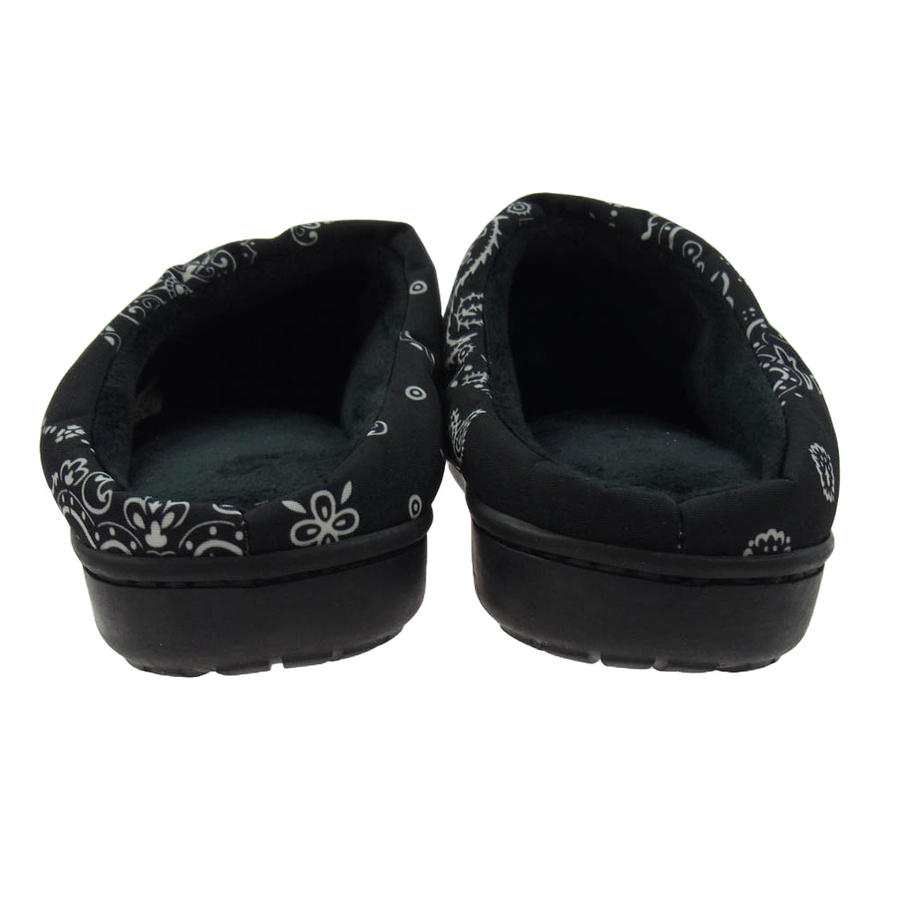 F.C.R.B. エフシーアールビー 22AW × SUBU スブ SANDALS ロゴ ペイズリー  サンダル ブラック系 マルチカラー系 28cm【極上美品】【中古】