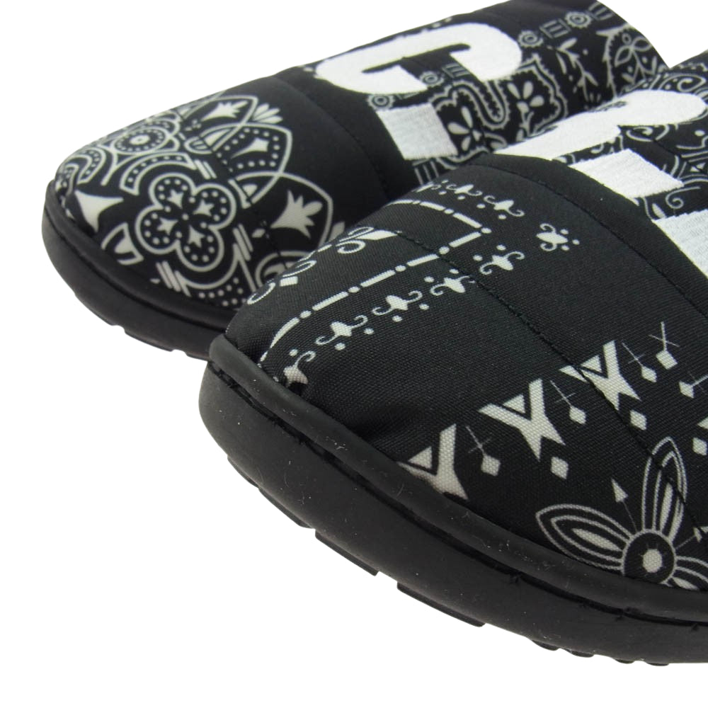 F.C.R.B. エフシーアールビー 22AW × SUBU スブ SANDALS ロゴ ペイズリー  サンダル ブラック系 マルチカラー系 28cm【極上美品】【中古】