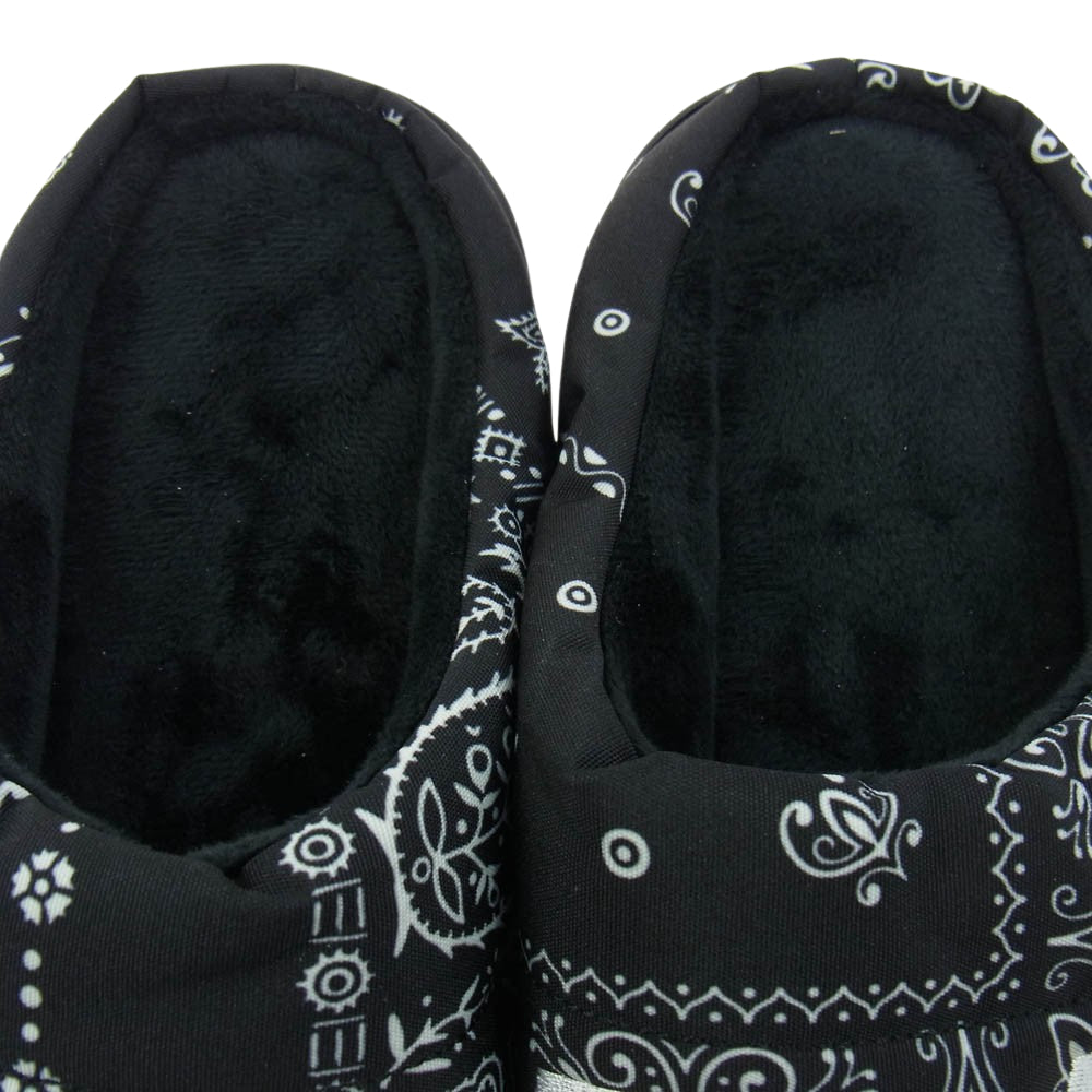 F.C.R.B. エフシーアールビー 22AW × SUBU スブ SANDALS ロゴ ペイズリー  サンダル ブラック系 マルチカラー系 28cm【極上美品】【中古】
