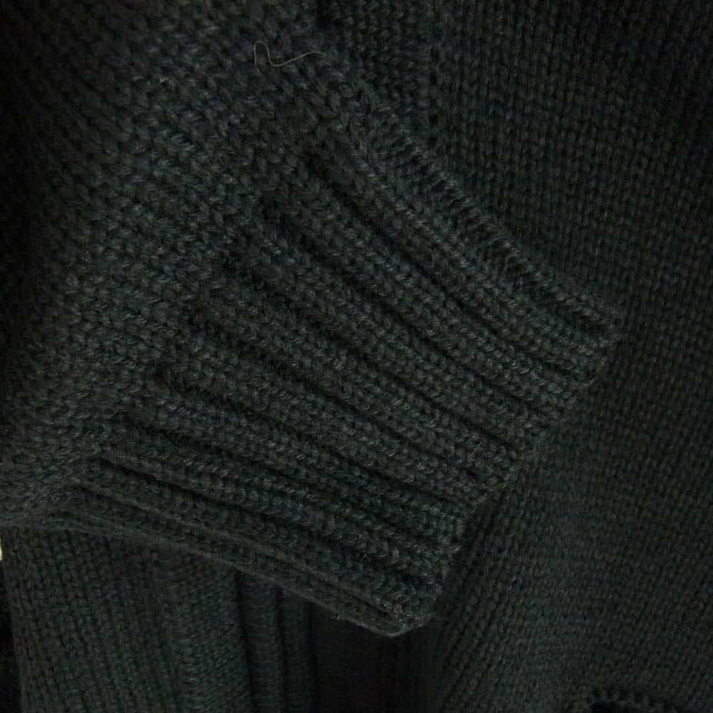 WTAPS ダブルタップス 21AW 212MADT-KNM01 PALMER SWEATER POLY ジップ ニット カーディガン ブラック系 SIZE X03【新古品】【未使用】【中古】