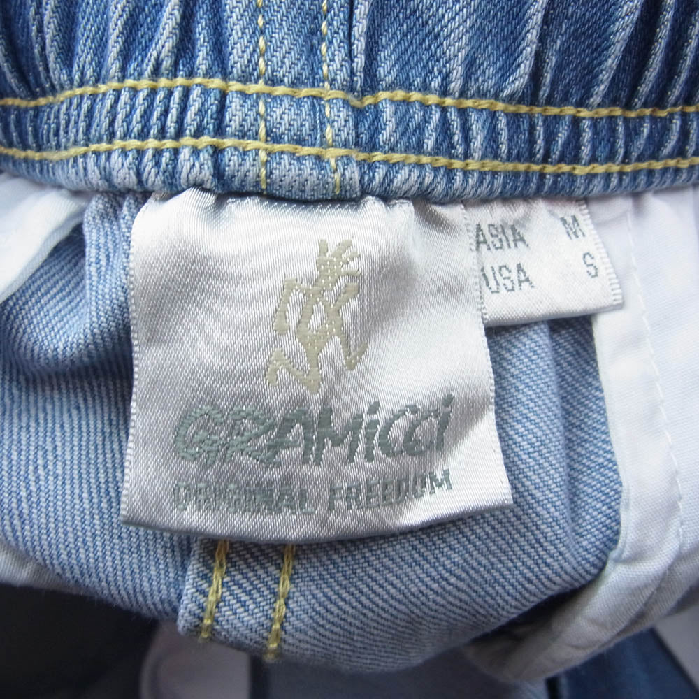 Gramicci グラミチ G112-OGSD STRETCH DENIM NN-PANT CROPPED ストレッチ デニム ニューナロー クロップド パンツ インディゴブルー系 M【中古】