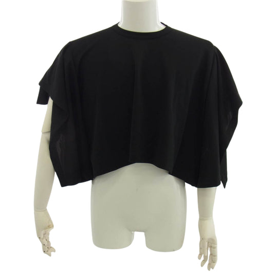 COMME des GARCONS コムデギャルソン 24SS GL-T016 本ライン 24SS GL-T016 クロップド ワイド ブラウス ブラック系 S【中古】