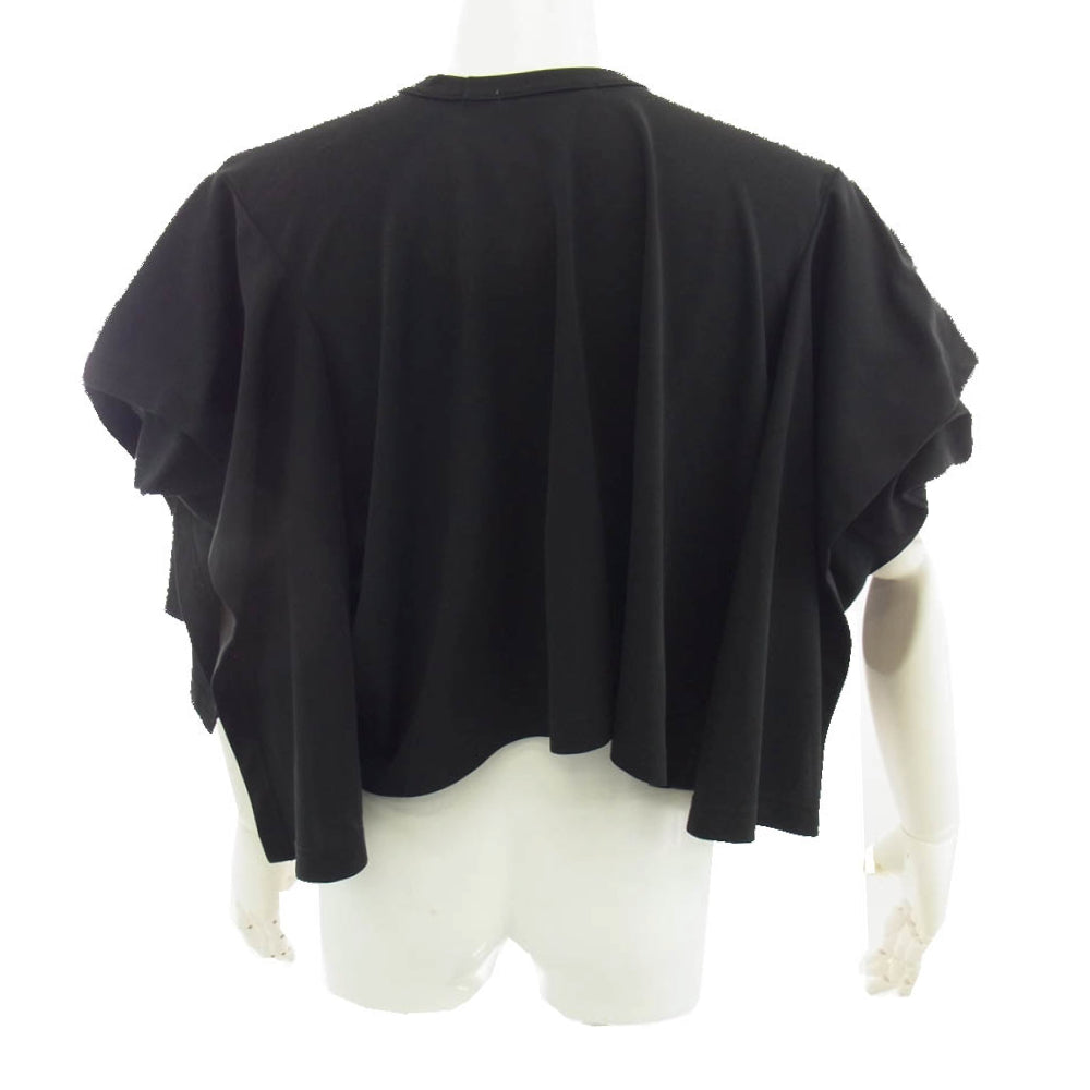 COMME des GARCONS コムデギャルソン 24SS GL-T016 本ライン 24SS GL-T016 クロップド ワイド ブラウス ブラック系 S【中古】