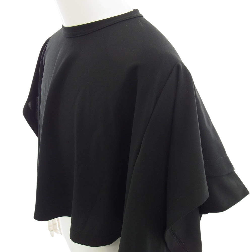 COMME des GARCONS コムデギャルソン 24SS GL-T016 本ライン 24SS GL-T016 クロップド ワイド ブラウス ブラック系 S【中古】