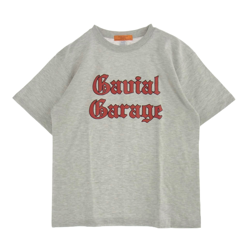 ガヴィル カレッジロゴ 半袖 Tシャツ グレー グレー系 L【中古】