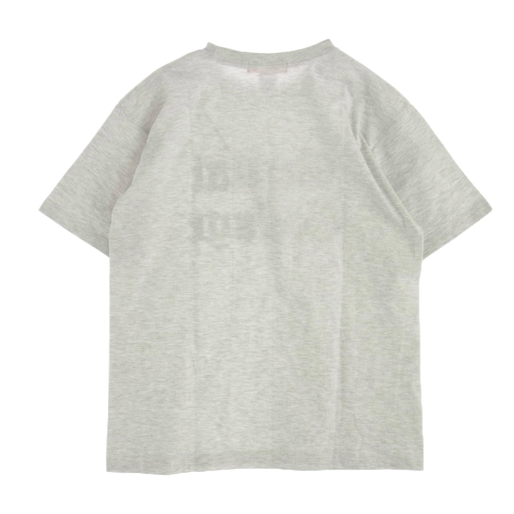 ガヴィル カレッジロゴ 半袖 Tシャツ グレー グレー系 L【中古】