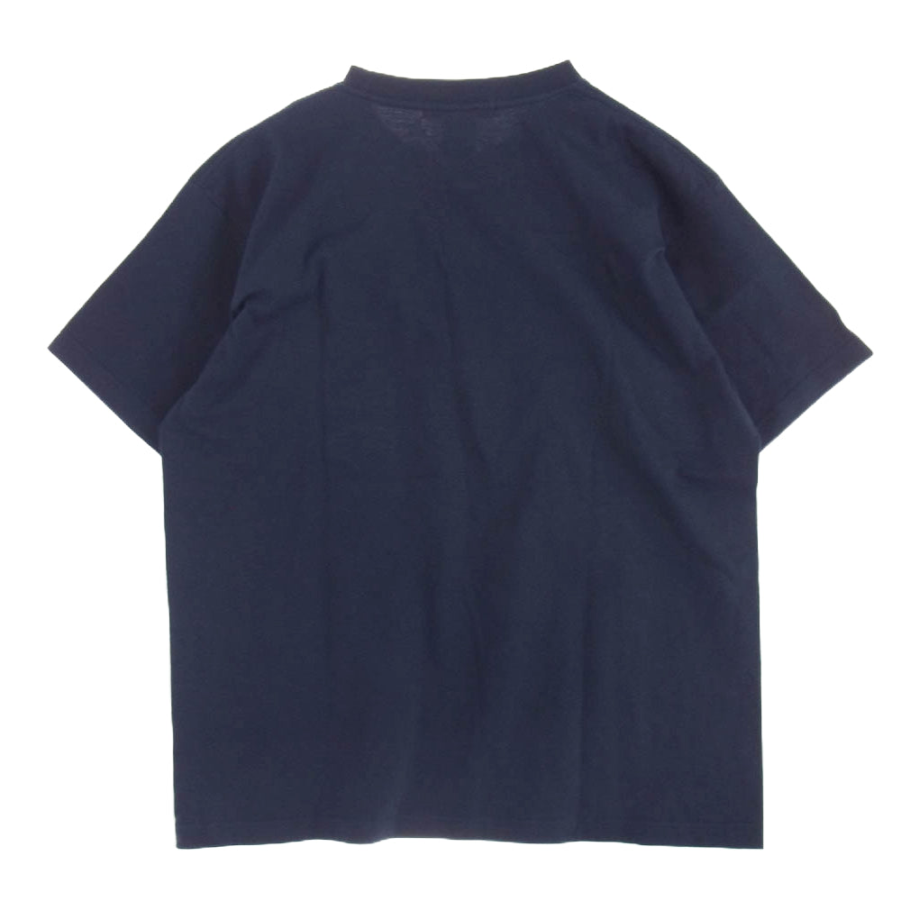 ガヴィル カレッジロゴ 半袖 Tシャツ ネイビー ネイビー系 L【中古】