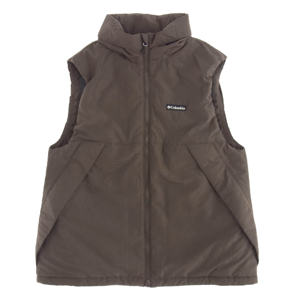 Columbia コロンビア PL0278 TREE SWALLOW INSULATED VEST トゥリース ワロー インシュレー テッドベスト ブラウン系 L【中古】