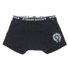 CHROME HEARTS クロムハーツ（原本無） SHORT BOXER ショートボクサーパンツ ロゴプリント 下着 ブラック系 L【新古品】【未使用】【中古】