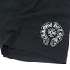 CHROME HEARTS クロムハーツ（原本無） SHORT BOXER ショートボクサーパンツ ロゴプリント 下着 ブラック系 L【新古品】【未使用】【中古】