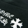CHROME HEARTS クロムハーツ（原本無） WOOL WATCH CAP ウールワッチキャップ ロゴ刺繍 ビーニー  ニットキャップ ブラック系【極上美品】【中古】