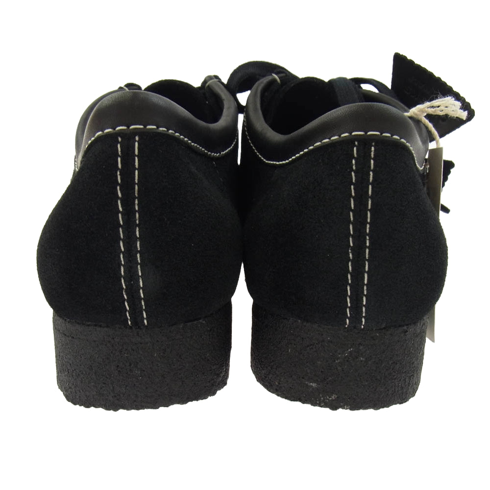 Clarks クラークス STUSSY ステューシー WALLABEE ワラビー ブーツ ブラック系 US8【新古品】【未使用】【中古】