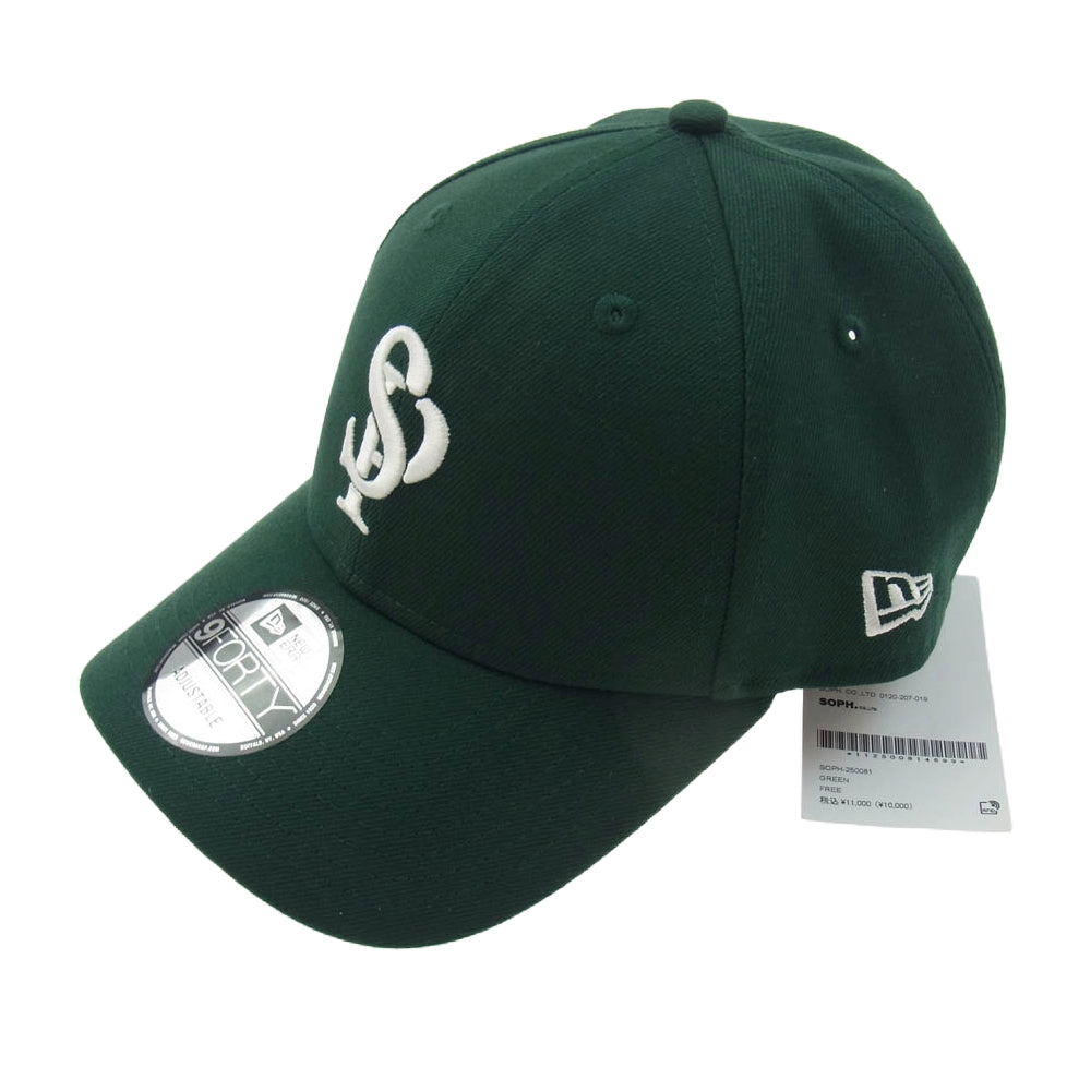 SOPH ソフ SOPH-250081 NEW ERA 9FORTY CAP GREEN ニューエラ キャップグリーン グリーン系【極上美品】【中古】