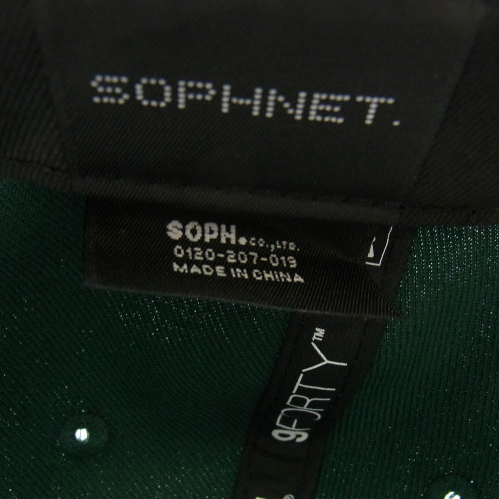 SOPH ソフ SOPH-250081 NEW ERA 9FORTY CAP GREEN ニューエラ キャップグリーン グリーン系【極上美品】【中古】