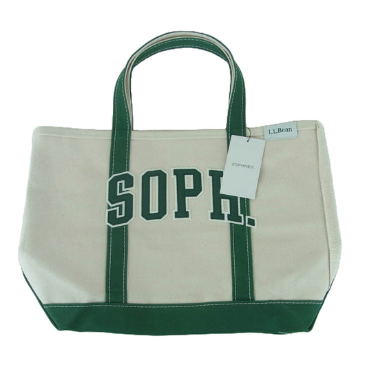 SOPH ソフ SOPH-240099 LL BEAN Boat and Tote Open-Top MIDIUM GREEN エルエルビーン トート バッグ ミディアム オフホワイト系 グリーン系 FREE【極上美品】【中古】