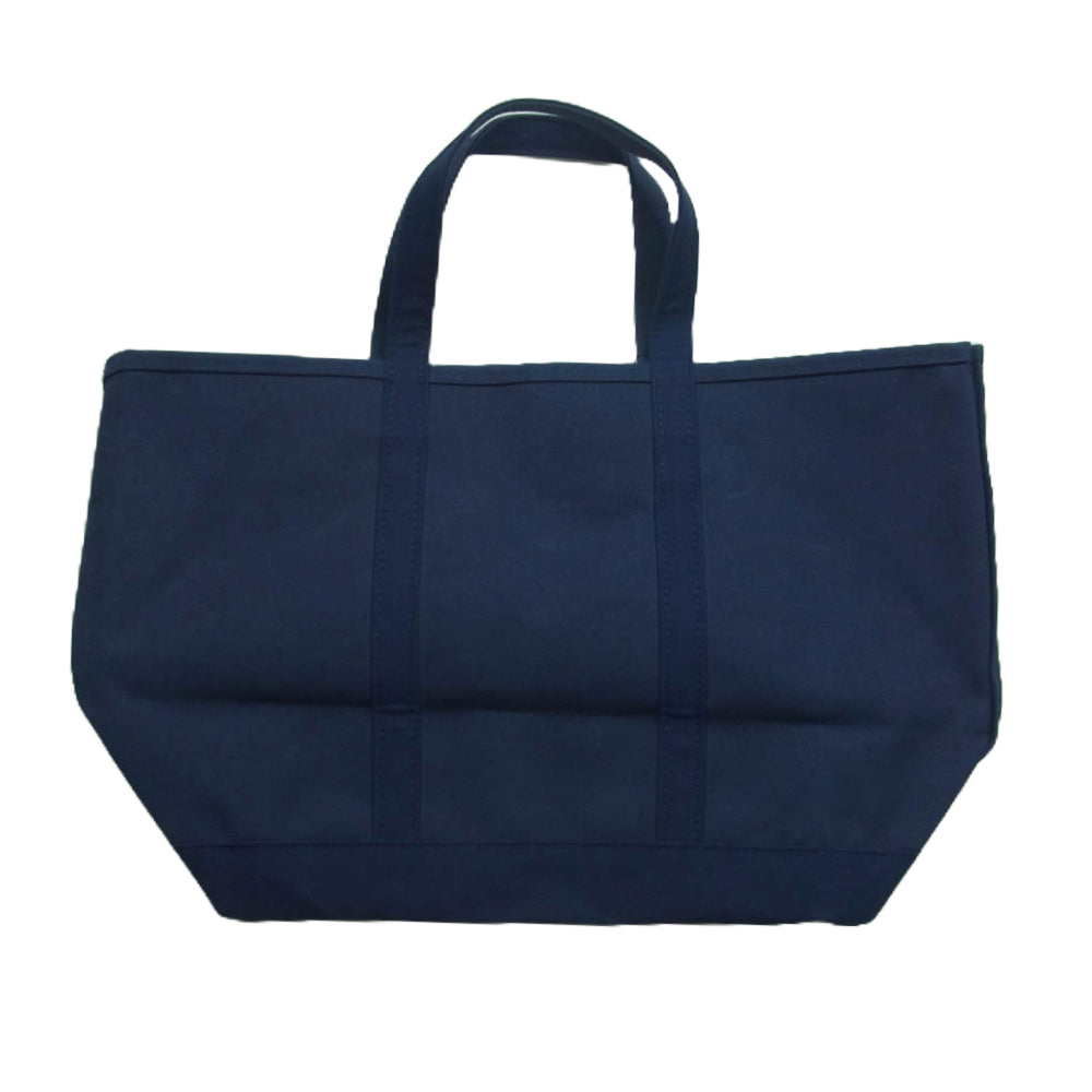 SOPH ソフ SOPH-242108 LL BEAN Solid Boat and Tote LARGE エルエルビーン ロゴ刺繍 トート バッグ ラージ ネイビー系【美品】【中古】