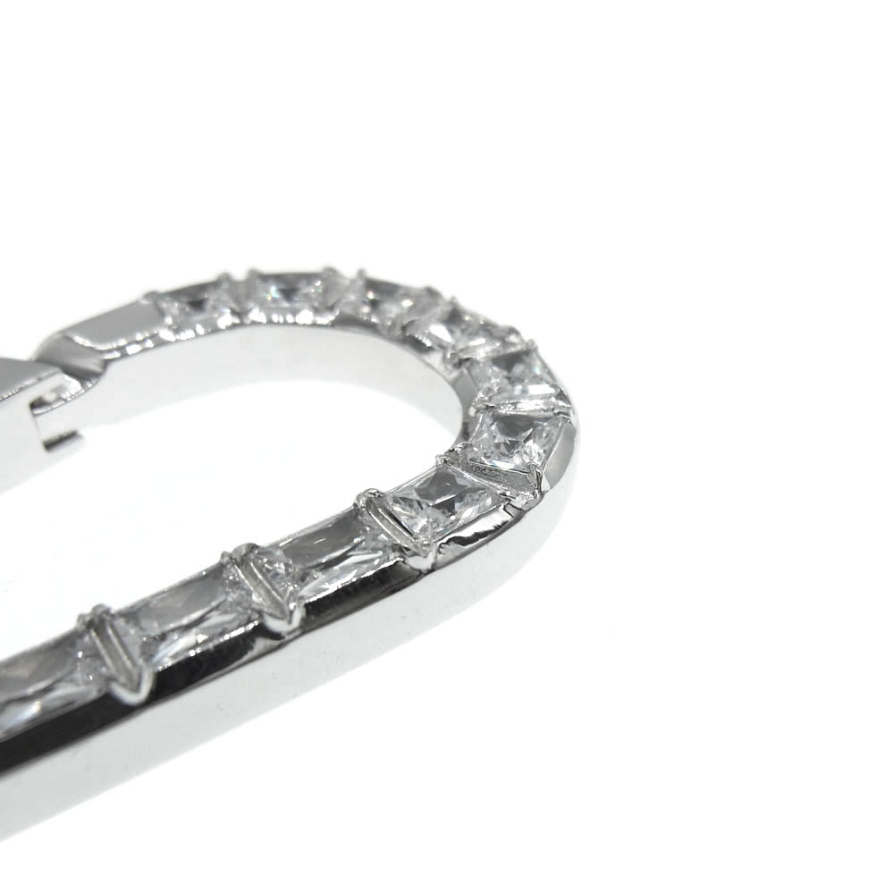uniform experiment ユニフォームエクスペリメント 25SS UE-250078 ZIRCONIA CARABINER CLEAR ジルコニア カラビナ クリア シルバー系【極上美品】【中古】